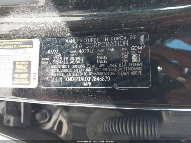 44910692 :رقم المزاد ، KNDJ23AUXP7846879 vin ، 2023 Kia Soul Lx مزاد بيع