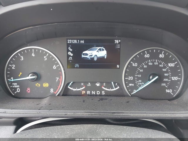 44911179 :رقم المزاد ، MAJ3S2GEXMC452763 vin ، 2021 Ford Ecosport Se مزاد بيع