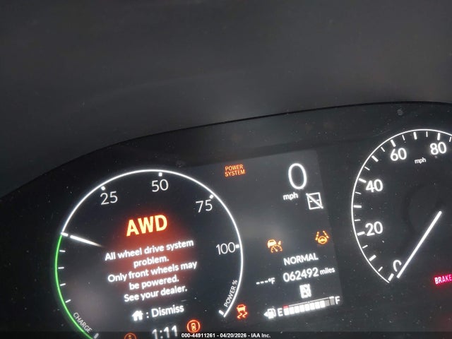 44911261 :رقم المزاد ، 5J6RS6H92PL011141 vin ، 2023 Honda Cr-v Hybrid Sport Touring مزاد بيع