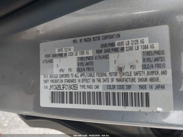 Продаж на аукціоні авто 2015 Mazda Mazda5 Sport, vin: JM1CW2BL9F0184359, номер лоту: 44911308