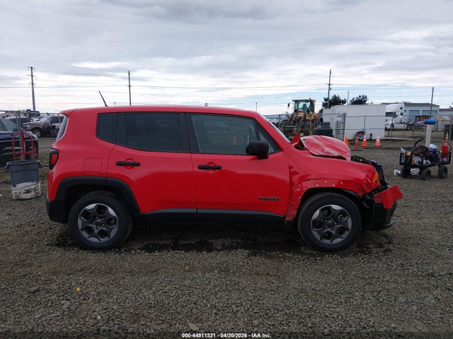 2016 Jeep Renegade Sport მანქანა იყიდება აუქციონზე, vin: ZACCJAAW8GPC42543, აუქციონის ნომერი: 44911321