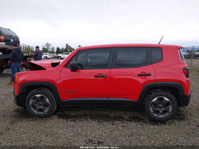 2016 Jeep Renegade Sport მანქანა იყიდება აუქციონზე, vin: ZACCJAAW8GPC42543, აუქციონის ნომერი: 44911321