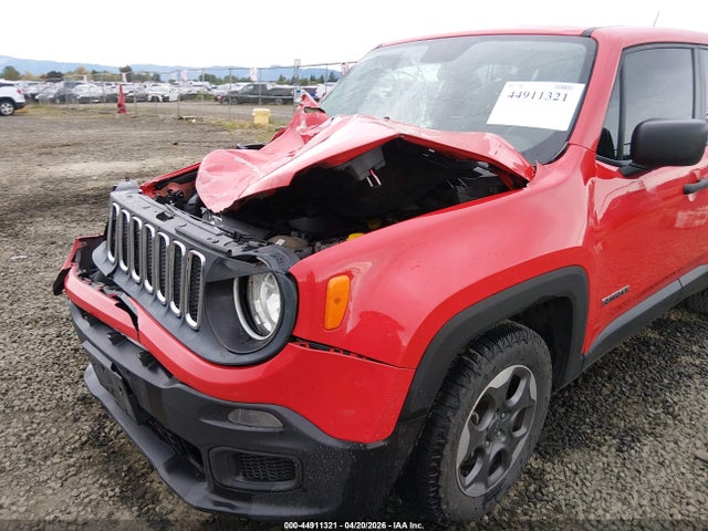 2016 Jeep Renegade Sport მანქანა იყიდება აუქციონზე, vin: ZACCJAAW8GPC42543, აუქციონის ნომერი: 44911321