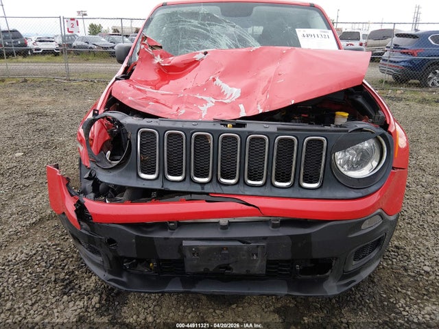 2016 Jeep Renegade Sport მანქანა იყიდება აუქციონზე, vin: ZACCJAAW8GPC42543, აუქციონის ნომერი: 44911321