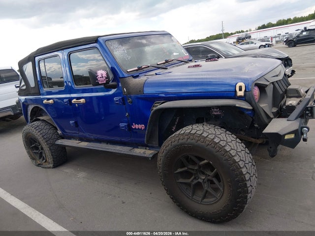 2019 Jeep Wrangler Unlimited Sport S 4x4 მანქანა იყიდება აუქციონზე, vin: 1C4HJXDNXKW549350, აუქციონის ნომერი: 44911626