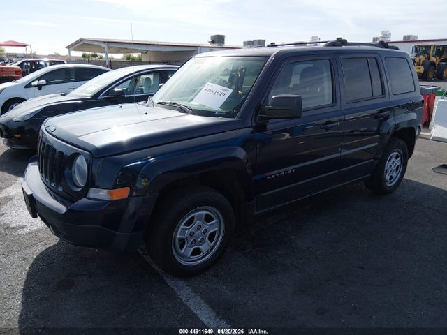 2015 Jeep Patriot Sport მანქანა იყიდება აუქციონზე, vin: 1C4NJPBB8FD313941, აუქციონის ნომერი: 44911649