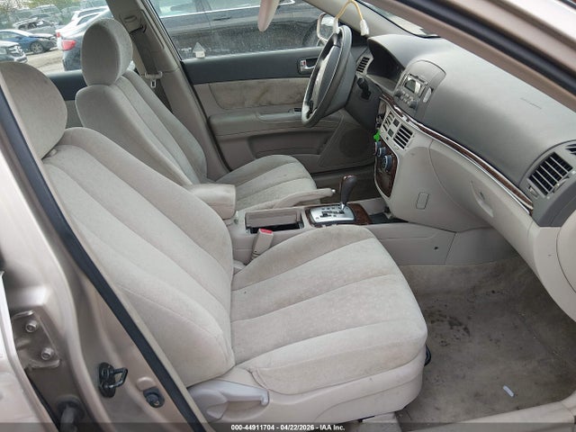 2006 Hyundai Sonata Gls V6/lx V6 მანქანა იყიდება აუქციონზე, vin: 5NPEU46F76H038897, აუქციონის ნომერი: 44911704