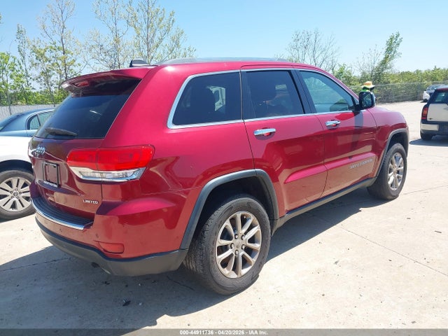 Продаж на аукціоні авто 2014 Jeep Grand Cherokee Limited, vin: 1C4RJFBG8EC301834, номер лоту: 44911736