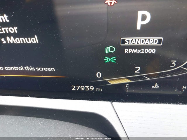 Aukcja sprzedaży 2025 Infiniti Qx80 Sensory Awd, vin: JN8AZ3DB2S9401303, numer aukcji: 44911755