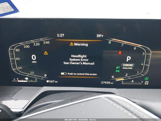 Aukcja sprzedaży 2025 Infiniti Qx80 Sensory Awd, vin: JN8AZ3DB2S9401303, numer aukcji: 44911755
