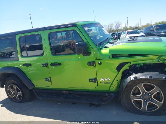 44911908 :رقم المزاد ، 1C4HJXDG8KW566780 vin ، 2019 Jeep Wrangler Unlimited Sport S 4x4 مزاد بيع