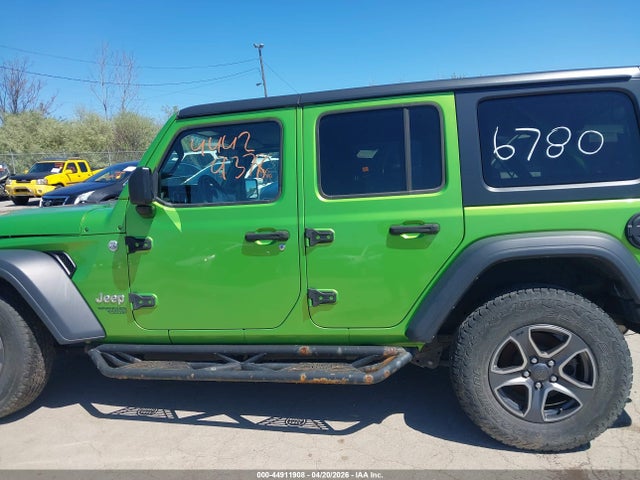 44911908 :رقم المزاد ، 1C4HJXDG8KW566780 vin ، 2019 Jeep Wrangler Unlimited Sport S 4x4 مزاد بيع
