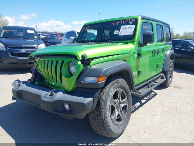 44911908 :رقم المزاد ، 1C4HJXDG8KW566780 vin ، 2019 Jeep Wrangler Unlimited Sport S 4x4 مزاد بيع