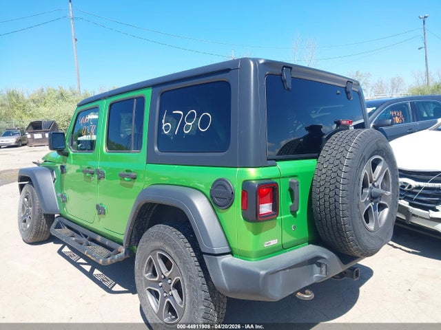 44911908 :رقم المزاد ، 1C4HJXDG8KW566780 vin ، 2019 Jeep Wrangler Unlimited Sport S 4x4 مزاد بيع