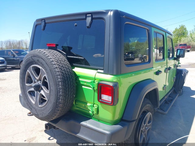 44911908 :رقم المزاد ، 1C4HJXDG8KW566780 vin ، 2019 Jeep Wrangler Unlimited Sport S 4x4 مزاد بيع