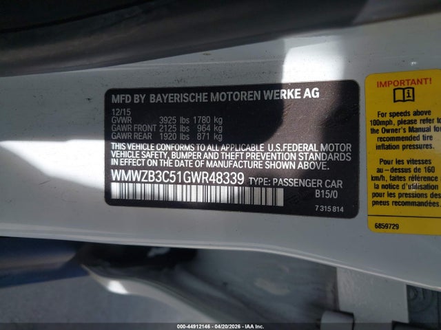 WMWZB3C51GWR48339 Mini Countryman Cooper