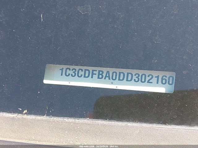 44912206 :رقم المزاد ، 1C3CDFBA0DD302160 vin ، 2013 Dodge Dart Sxt مزاد بيع