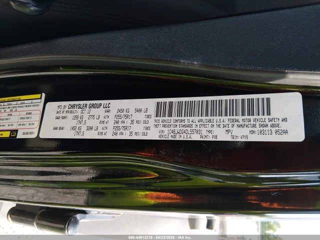 44912218 :رقم المزاد ، 1C4BJWDG4DL557031 vin ، 2013 Jeep Wrangler Unlimited Sport مزاد بيع
