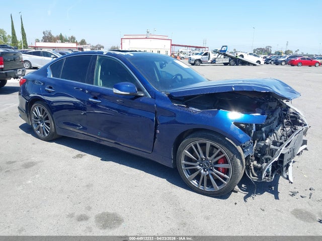 44912233 :رقم المزاد ، JN1FV7AP4GM421452 vin ، 2016 Infiniti Q50 3.0t Red Sport 400 مزاد بيع