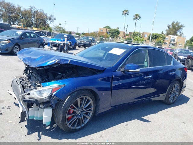 44912233 :رقم المزاد ، JN1FV7AP4GM421452 vin ، 2016 Infiniti Q50 3.0t Red Sport 400 مزاد بيع