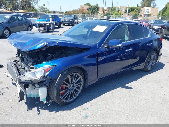 44912233 :رقم المزاد ، JN1FV7AP4GM421452 vin ، 2016 Infiniti Q50 3.0t Red Sport 400 مزاد بيع