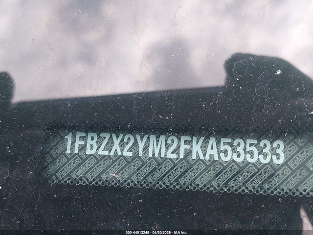 44912245 :رقم المزاد ، 1FBZX2YM2FKA53533 vin ، 2015 Ford Transit-350 Xlt مزاد بيع