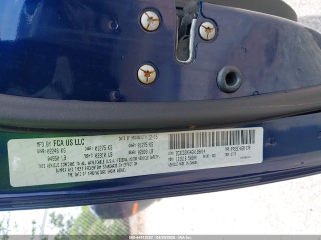 Aukcja sprzedaży 2016 Dodge Challenger Sxt, vin: 2C3CDZAG4GH169014, numer aukcji: 44912257