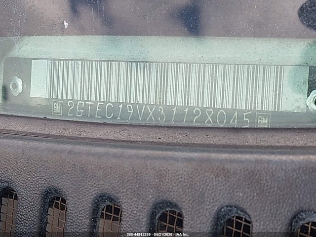 Aukcja sprzedaży 2003 Gmc Sierra 1500, vin: 2GTEC19VX31128045, numer aukcji: 44912299