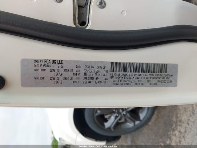 Auction sale of the 2018 Dodge Journey Crossroad Awd, vin: 3C4PDDGG7JT323141, lot number: 44912301