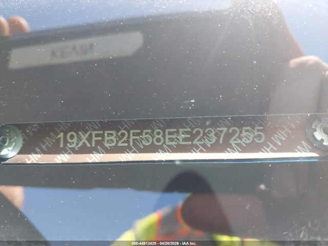 44912425 :رقم المزاد ، 19XFB2F58EE237255 vin ، 2014 Honda Civic Lx مزاد بيع