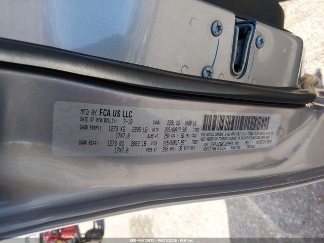 1C4PJLCB0KD263644 Jeep Cherokee Latitude Fwd