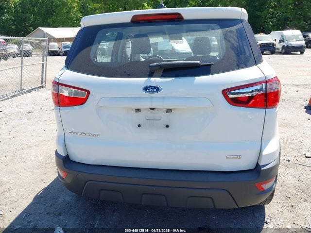 44912514 :رقم المزاد ، MAJ3S2FE8LC366383 vin ، 2020 Ford Ecosport S مزاد بيع