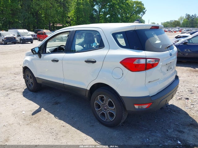 44912514 :رقم المزاد ، MAJ3S2FE8LC366383 vin ، 2020 Ford Ecosport S مزاد بيع