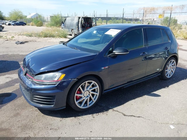 2017 Volkswagen Golf Gti Autobahn 4-door/s 4-door/se 4-door/sport 4-door მანქანა იყიდება აუქციონზე, vin: 3VW547AU2HM033575, აუქციონის ნომერი: 44912773