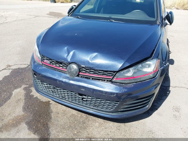 2017 Volkswagen Golf Gti Autobahn 4-door/s 4-door/se 4-door/sport 4-door მანქანა იყიდება აუქციონზე, vin: 3VW547AU2HM033575, აუქციონის ნომერი: 44912773