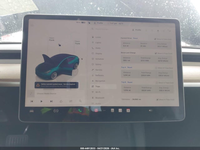Aukcja sprzedaży 2023 Tesla Model 3 Rear-wheel Drive, vin: 5YJ3E1EA8PF554369, numer aukcji: 44912833