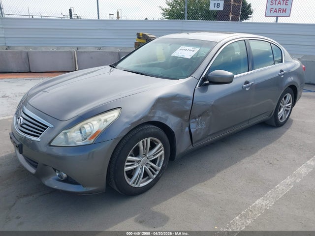 2012 Infiniti G25 Journey მანქანა იყიდება აუქციონზე, vin: JN1DV6AP9CM811121, აუქციონის ნომერი: 44912958