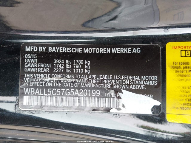 WBALL5C57G5A20199 BMW Z4 Sdrive28i