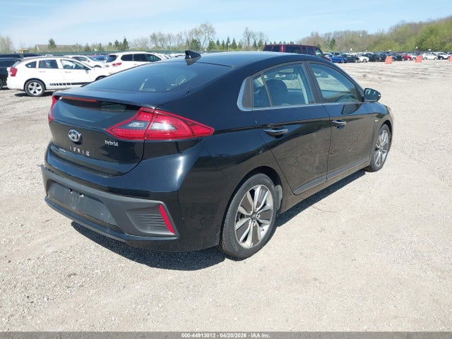 2018 Hyundai Ioniq Hybrid Limited მანქანა იყიდება აუქციონზე, vin: KMHC05LC5JU071958, აუქციონის ნომერი: 44913012