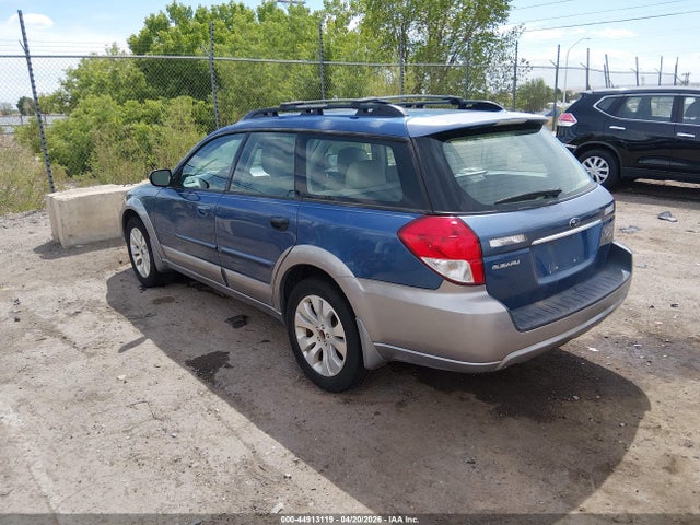 2008 Subaru Outback 2.5i Limited/2.5i Limited L.l. Bean Edition მანქანა იყიდება აუქციონზე, vin: 4S4BP62C687304513, აუქციონის ნომერი: 44913119