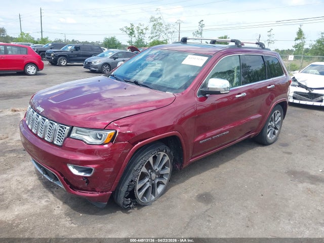 44913136 :رقم المزاد ، 1C4RJFCG2HC875042 vin ، 2017 Jeep Grand Cherokee Overland 4x4 مزاد بيع