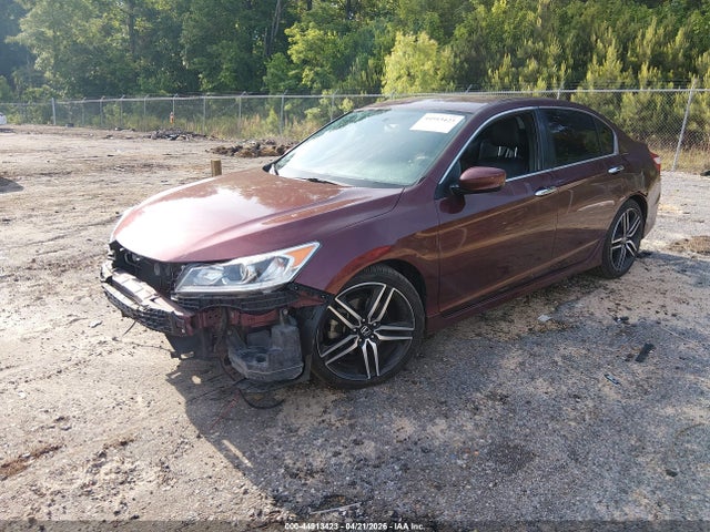44913423 :رقم المزاد ، 1HGCR2F16HA025278 vin ، 2017 Honda Accord Sport Se مزاد بيع