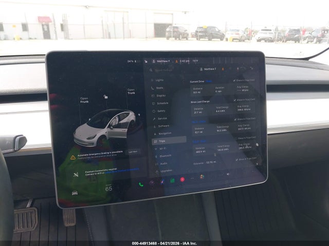 Tesla Model 3 Standard Range Plus Rear-wheel Drive 2021 5YJ3E1EAXMF989616 Image 18