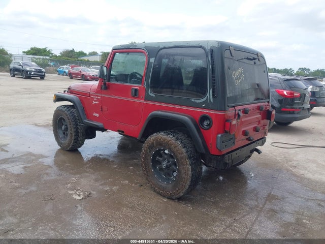 44913651 :رقم المزاد ، 1J4FY19S7XP424087 vin ، 1999 Jeep Wrangler Sport مزاد بيع
