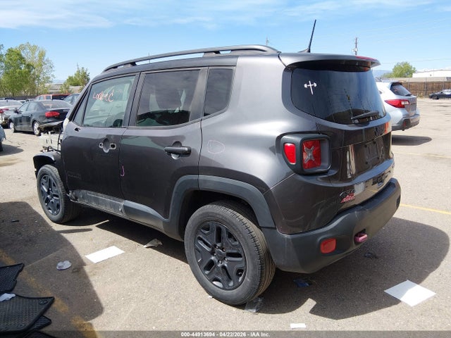 Продажа на аукционе авто 2018 Jeep Renegade Trailhawk 4x4, vin: ZACCJBCB4JPH32128, номер лота: 44913694