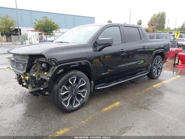 2025 Gmc Sierra Ev Max Range Denali მანქანა იყიდება აუქციონზე, vin: 1GT40LEL9SU401337, აუქციონის ნომერი: 44913708