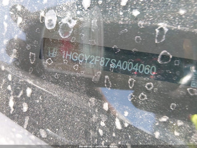 1HGCY2F87SA004060 Honda Accord Hybrid Touring