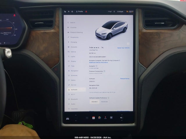 Aukcja sprzedaży 2021 Tesla Model X Long Range Dual Motor All-wheel Drive/long Range Plus Dual Motor All-wheel Drive, vin: 5YJXCAE22MF324967, numer aukcji: 44914055