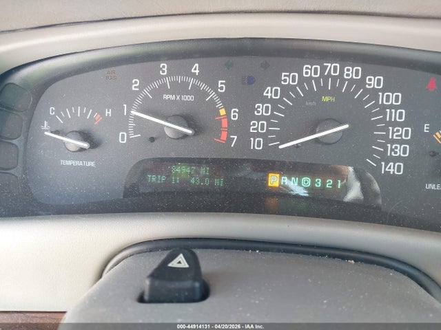Продажа на аукционе авто 2001 Buick Park Avenue, vin: 1G4CW54K914271374, номер лота: 44914131