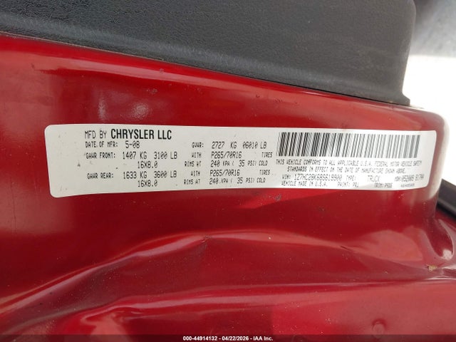 Aukcja sprzedaży 2008 Mitsubishi Raider Ls, vin: 1Z7HC28K68S619900, numer aukcji: 44914132